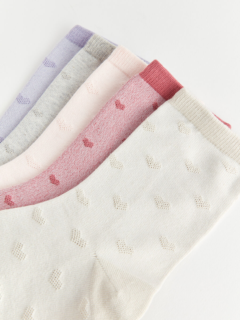 Karışık Desenli Kadın Soket Çorap 5'li-2