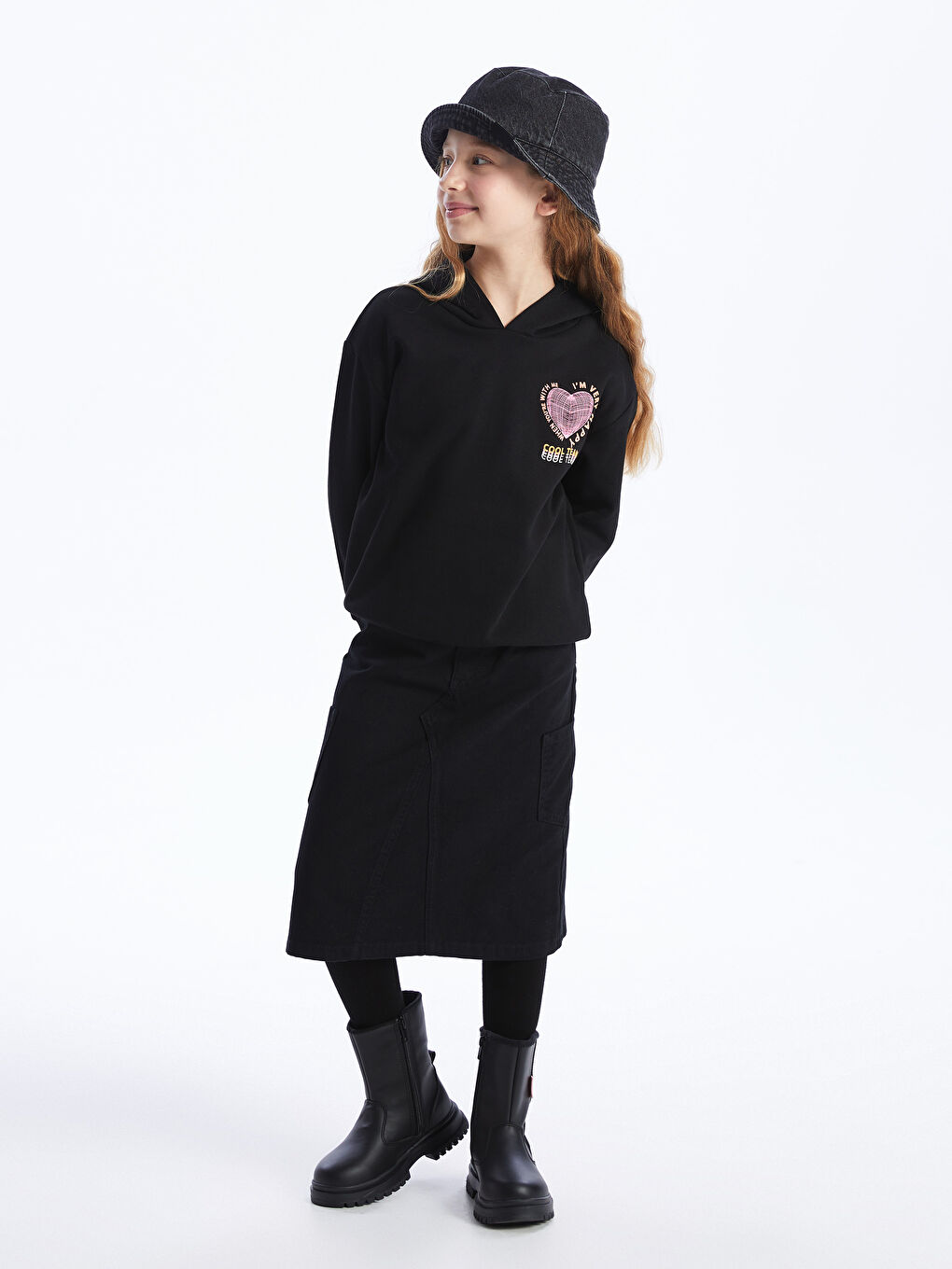 LCW Kids تەنوورەی سادەی کچان -W3K314Z4-CVL