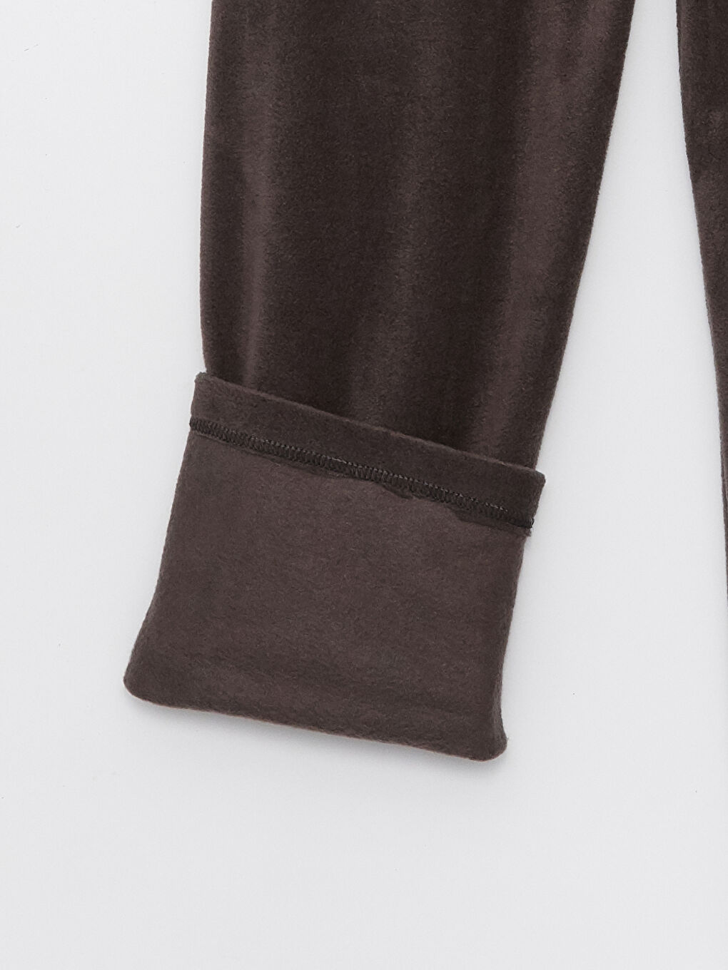 Antrasit Standart Kalıp Erkek Polar Pijama Altı-1