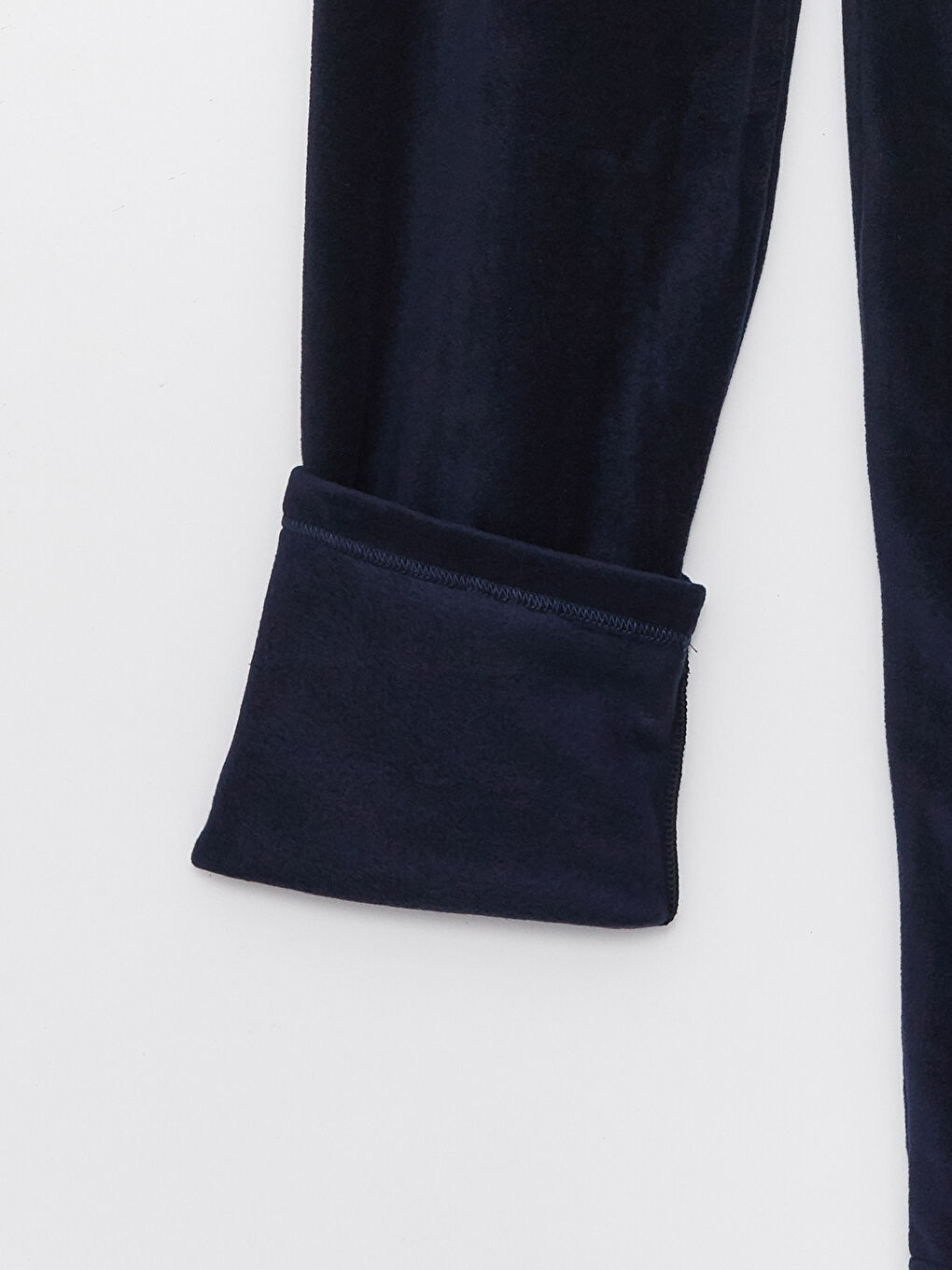 Lacivert Standart Kalıp Erkek Polar Pijama Altı-1