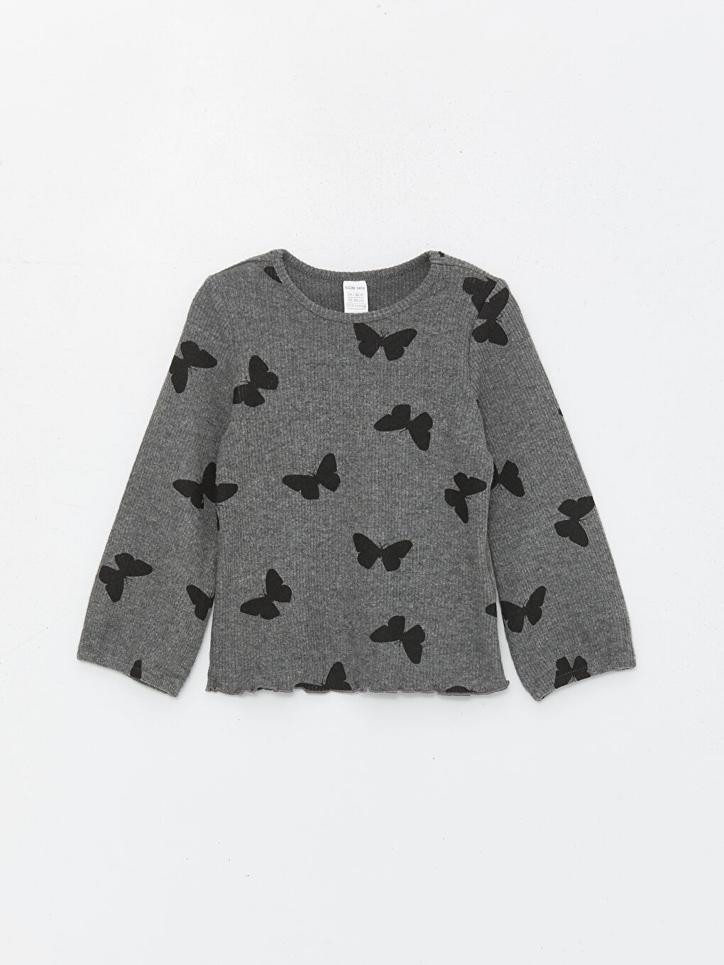 Костюм з круглим вирізом горловини, довгим рукавом для дівчаток, світшот і колготки, набір з 2 упаковок-3