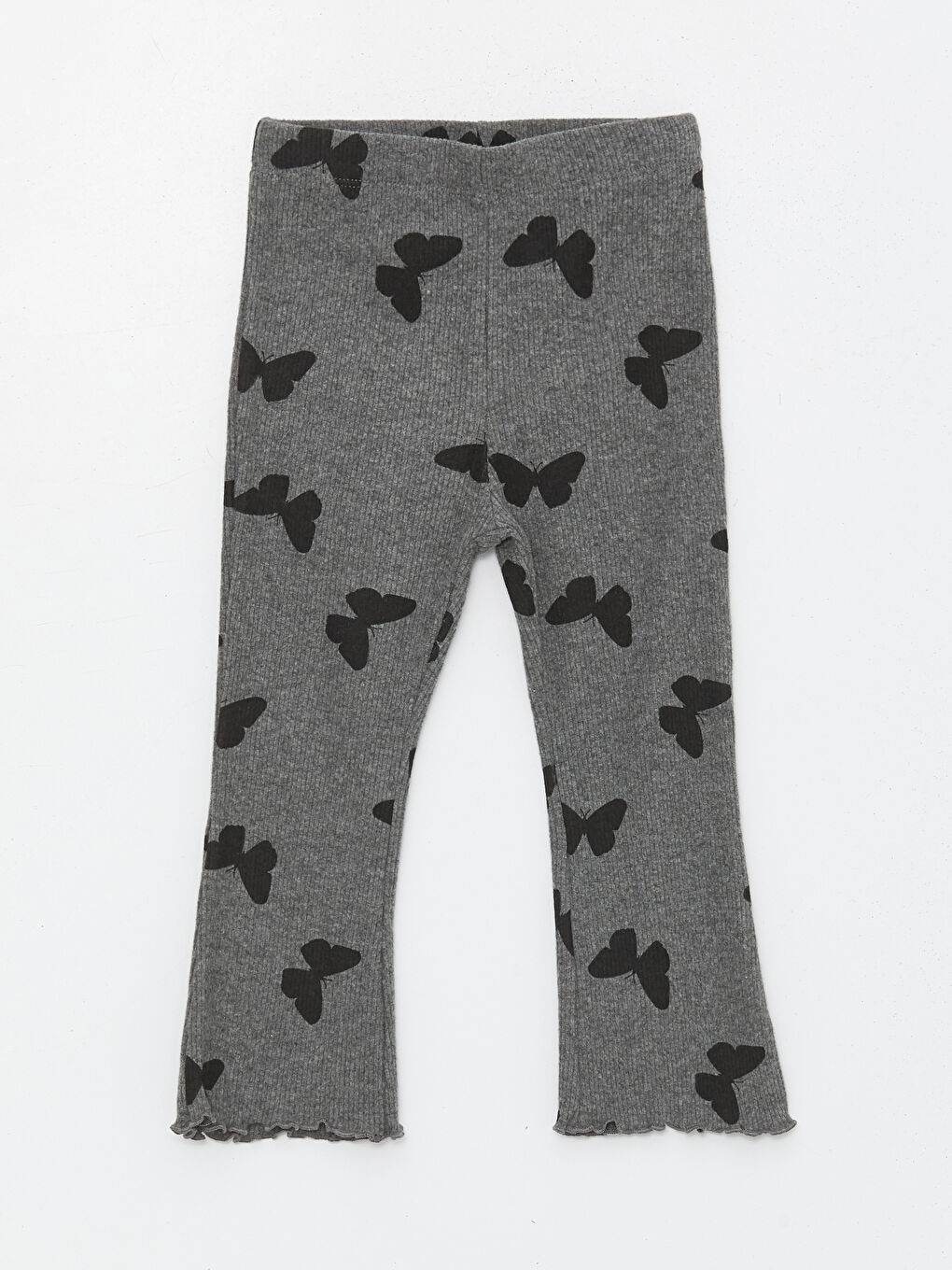 Костюм з круглим вирізом горловини, довгим рукавом для дівчаток, світшот і колготки, набір з 2 упаковок-5