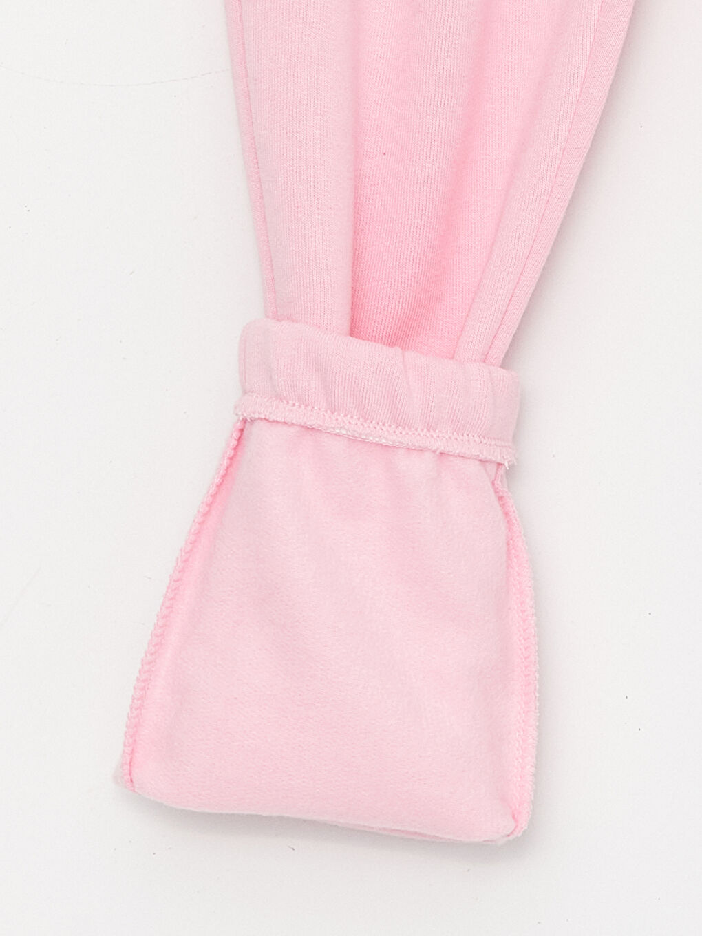 Pembe Beli Lastikli Basic Kız Çocuk Eşofman Altı-2