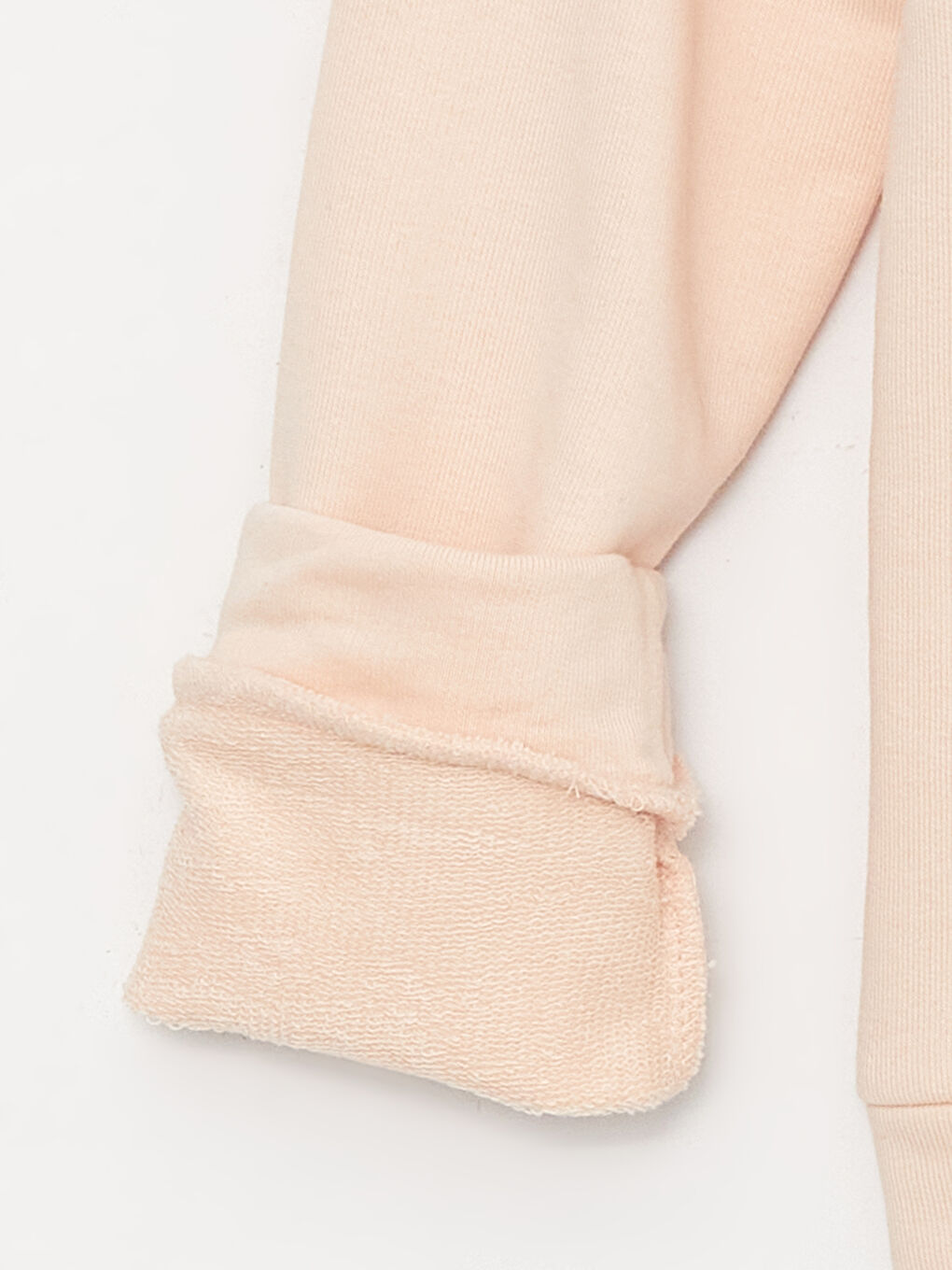 Pembe Bisiklet Yaka Baskılı Uzun Kollu Kız Çocuk Sweatshirt-2