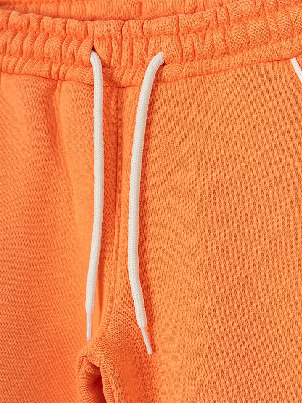 Turuncu Beli Lastikli Kız Çocuk Eşofman Altı-3