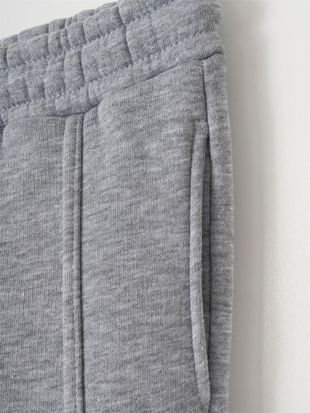 Gri Beli Lastikli Baskılı Erkek Çocuk Eşofman Altı-3