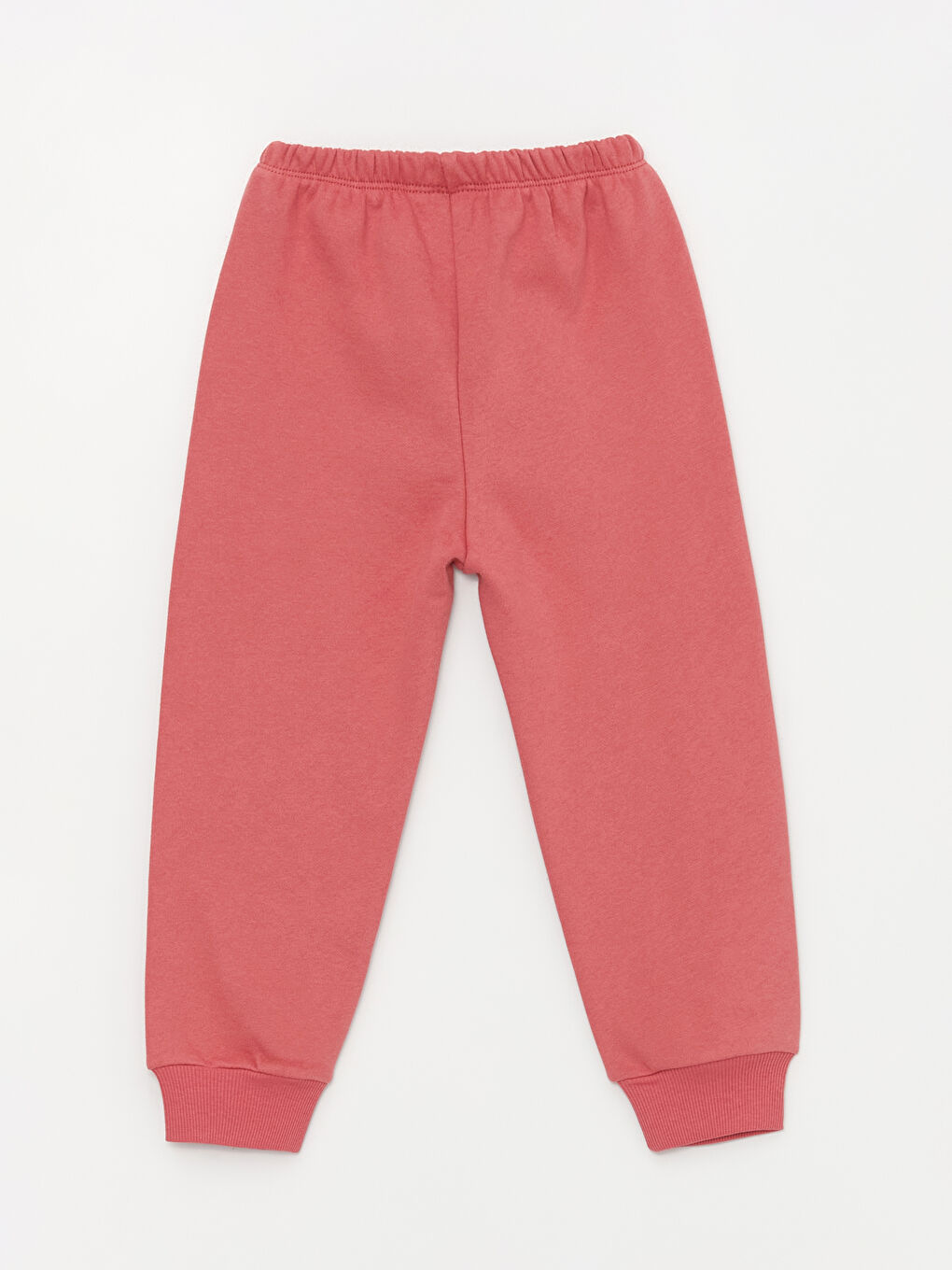 Pembe Bisiklet Yaka Uzun Kollu Baskılı Kız Bebek Sweatshirt ve Eşofman Alt 2'li Takım-4