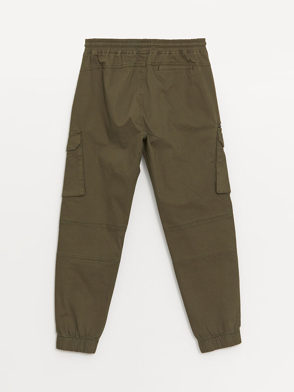 Haki Standart Kalıp Erkek Kargo Pantolon-6