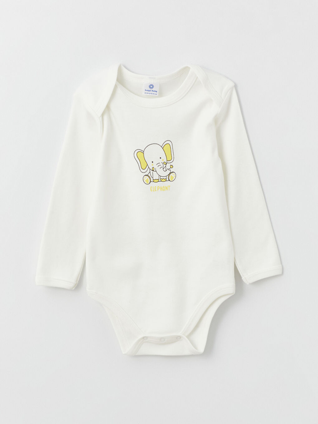 Ekru Bisiklet Yaka Unisex Çıtçıtlı Body 5'li-2