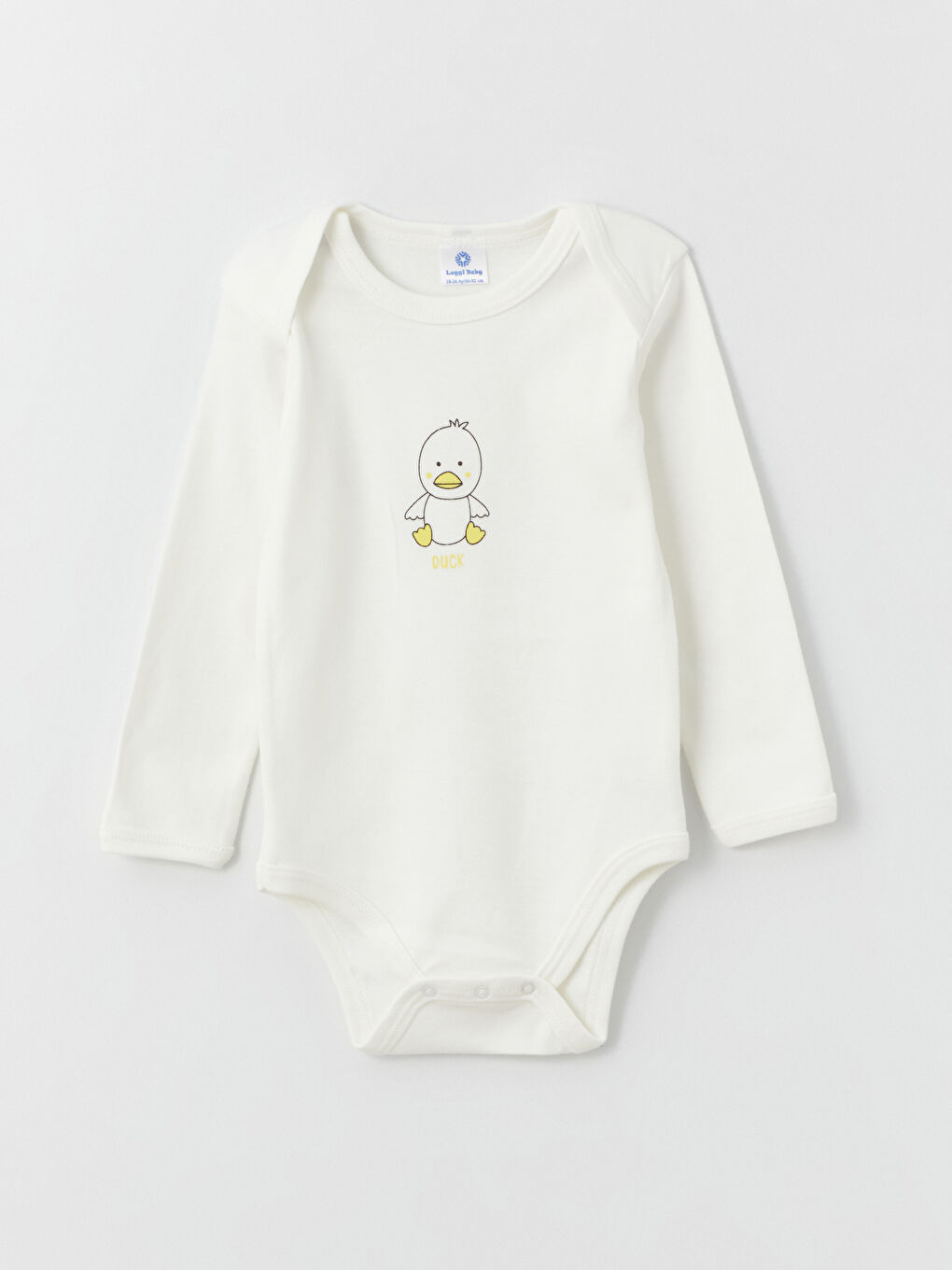 Ekru Bisiklet Yaka Unisex Çıtçıtlı Body 5'li-5