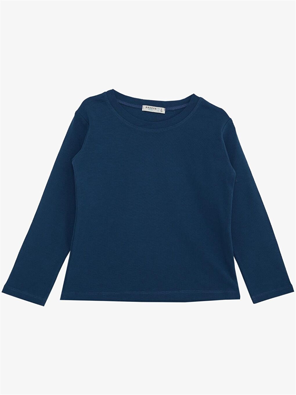 İndigo Bisiklet Yaka Uzun Kollu Erkek Çocuk Sweatshirt