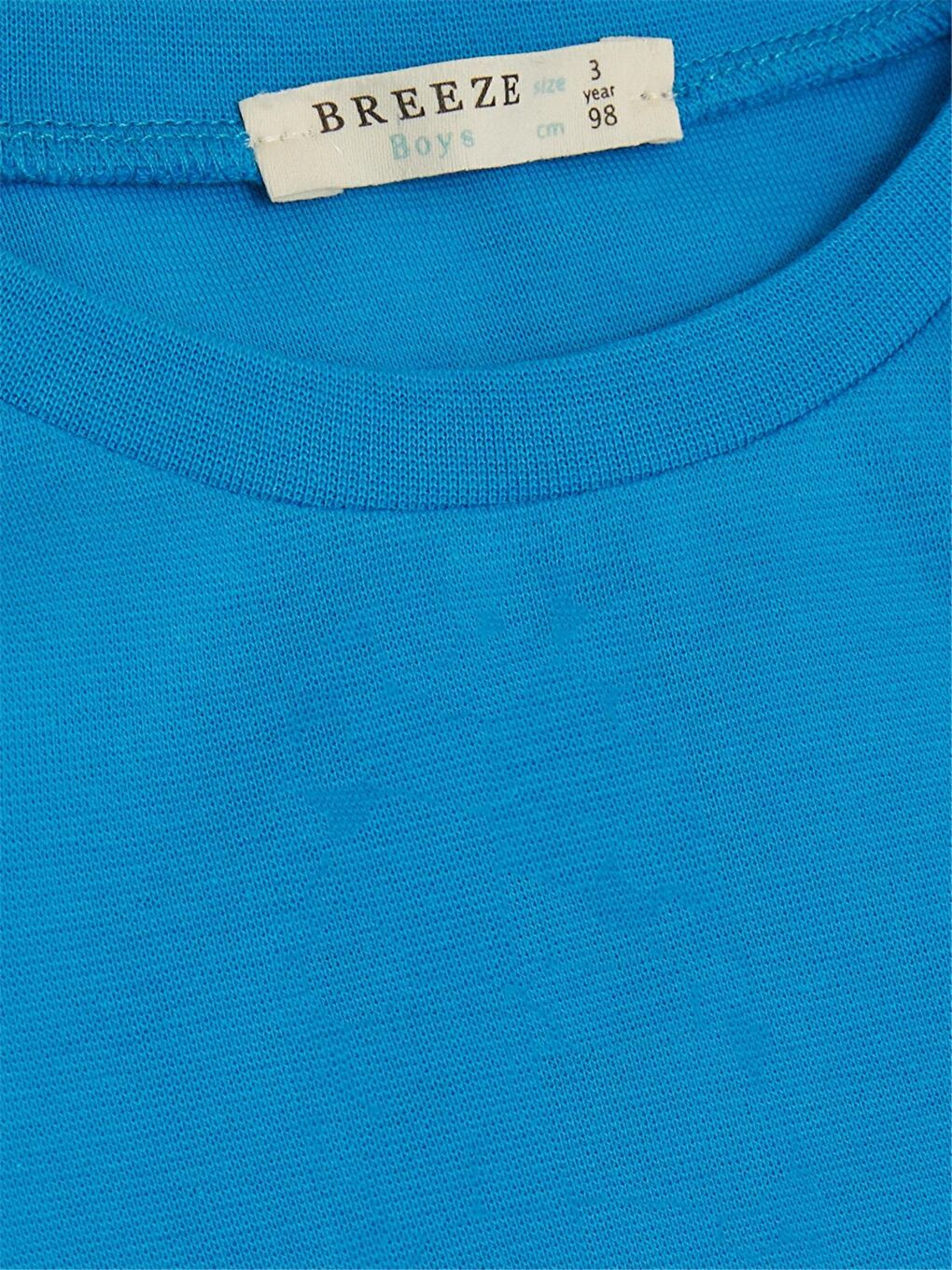 Mavi Bisiklet Yaka Uzun Kollu Erkek Bebek Tişört-2