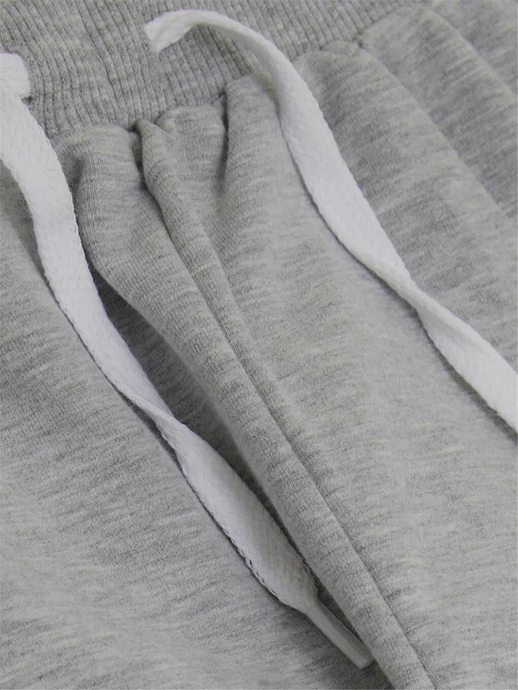 Gri Beli Lastikli Baskılı Kız Bebek Eşofman Alt-2