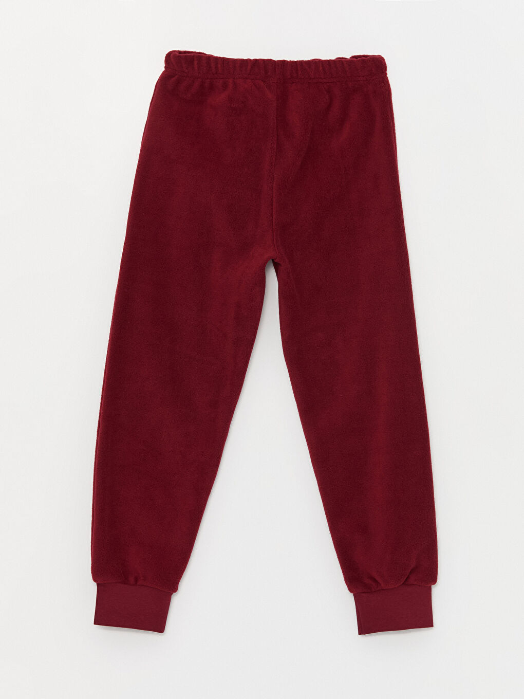 Mürdüm Bisiklet Yaka Nakışlı Uzun Kollu Polar Erkek Çocuk Pijama Takımı-6