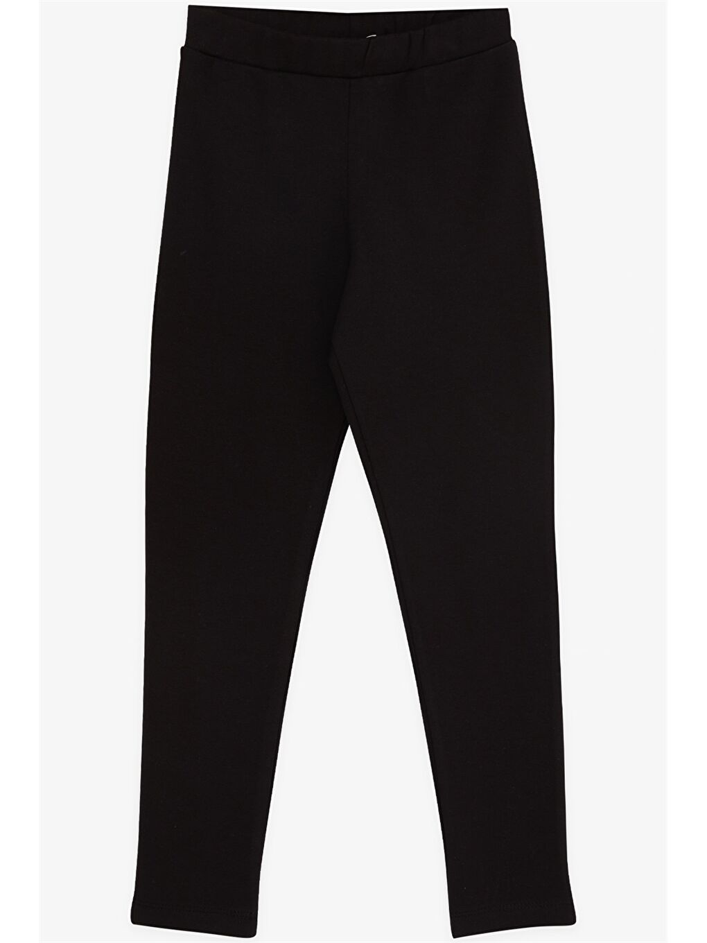 Siyah Beli Lastikli Basic Kız Çocuk Eşofman Altı