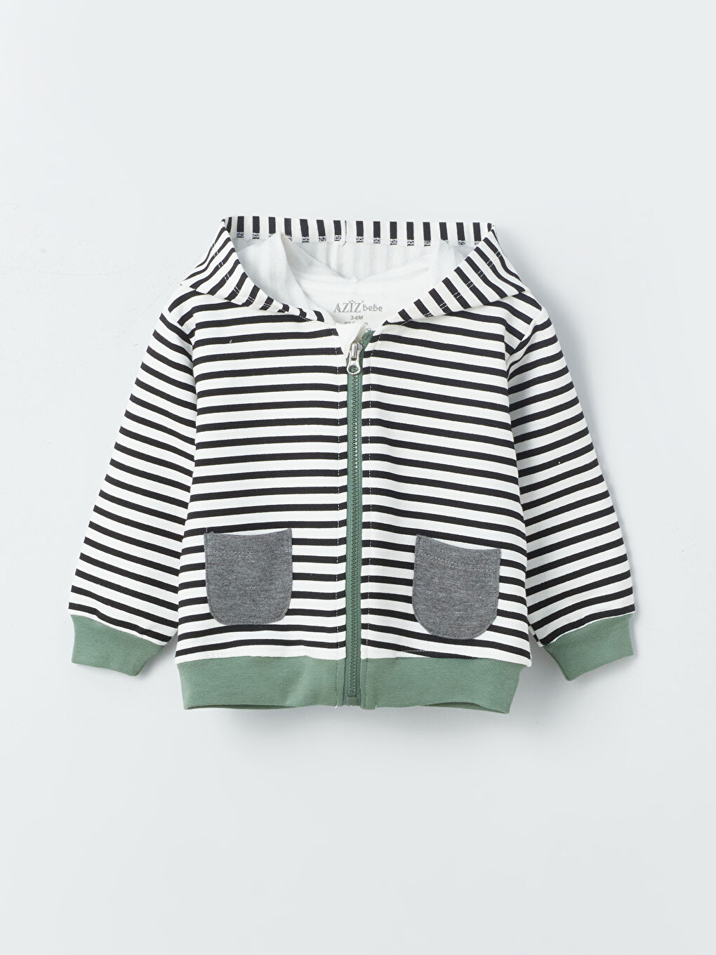 Yeşil Baskılı Erkek Bebek Takım 3'lü-1