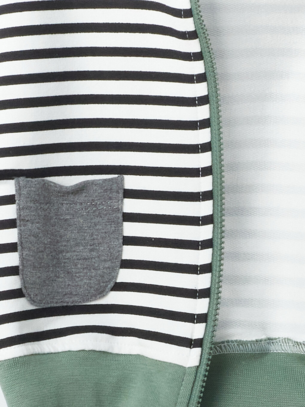 Yeşil Baskılı Erkek Bebek Takım 3'lü-8