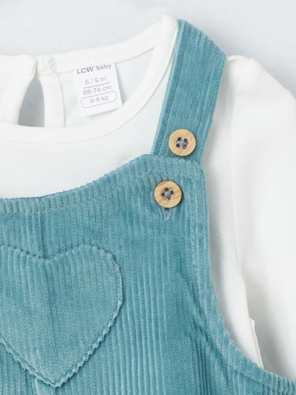 Baby Girl Velvet Dress and T-Shirt-1