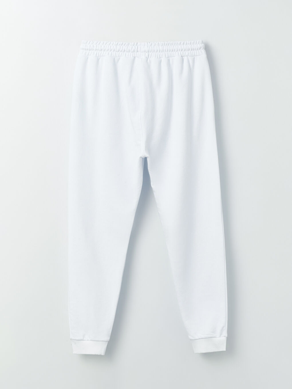 Beyaz Standart Kalıp Erkek Jogger Eşofman Altı-5