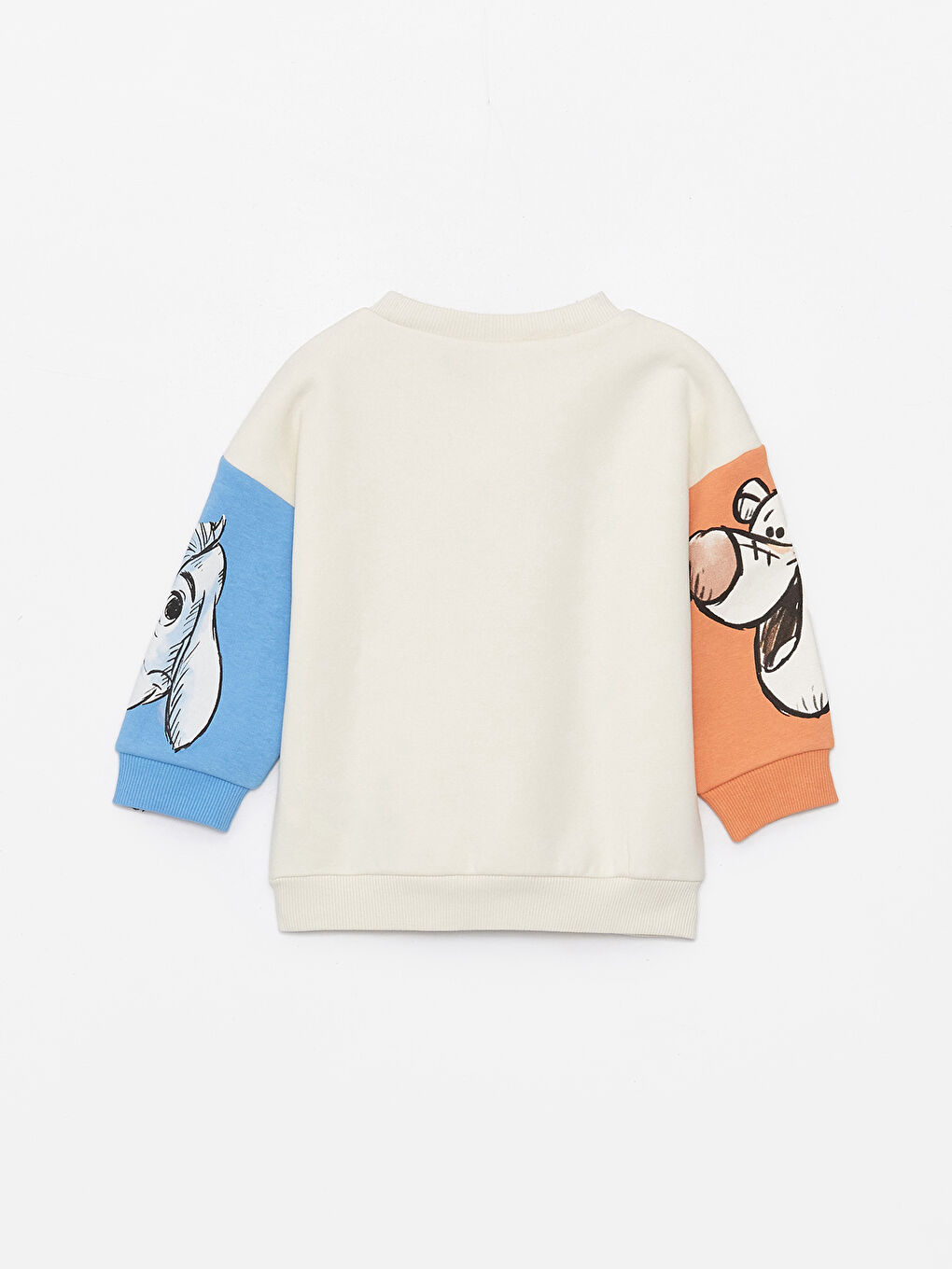 LCW baby Açık Bej Bisiklet Yaka Uzun Kollu Winnie the Pooh Baskılı Erkek Bebek Sweatshirt ve Pantolon 2'li Takım - 5