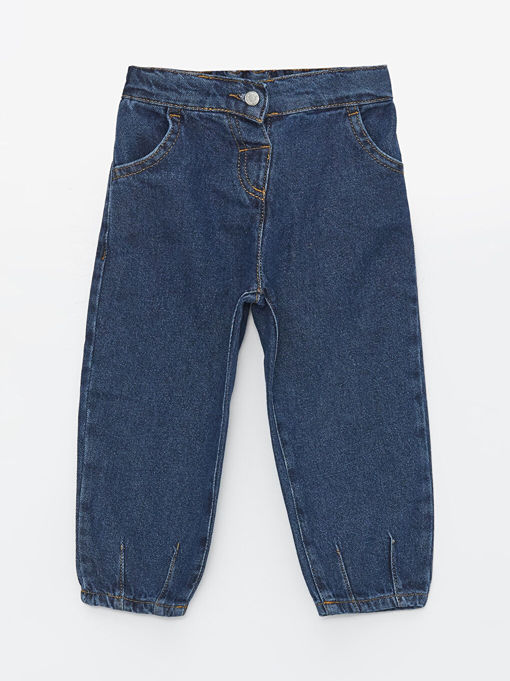 LCW baby Orta İndigo Rodeo Basic Kız Bebek Jean Pantolon - 2