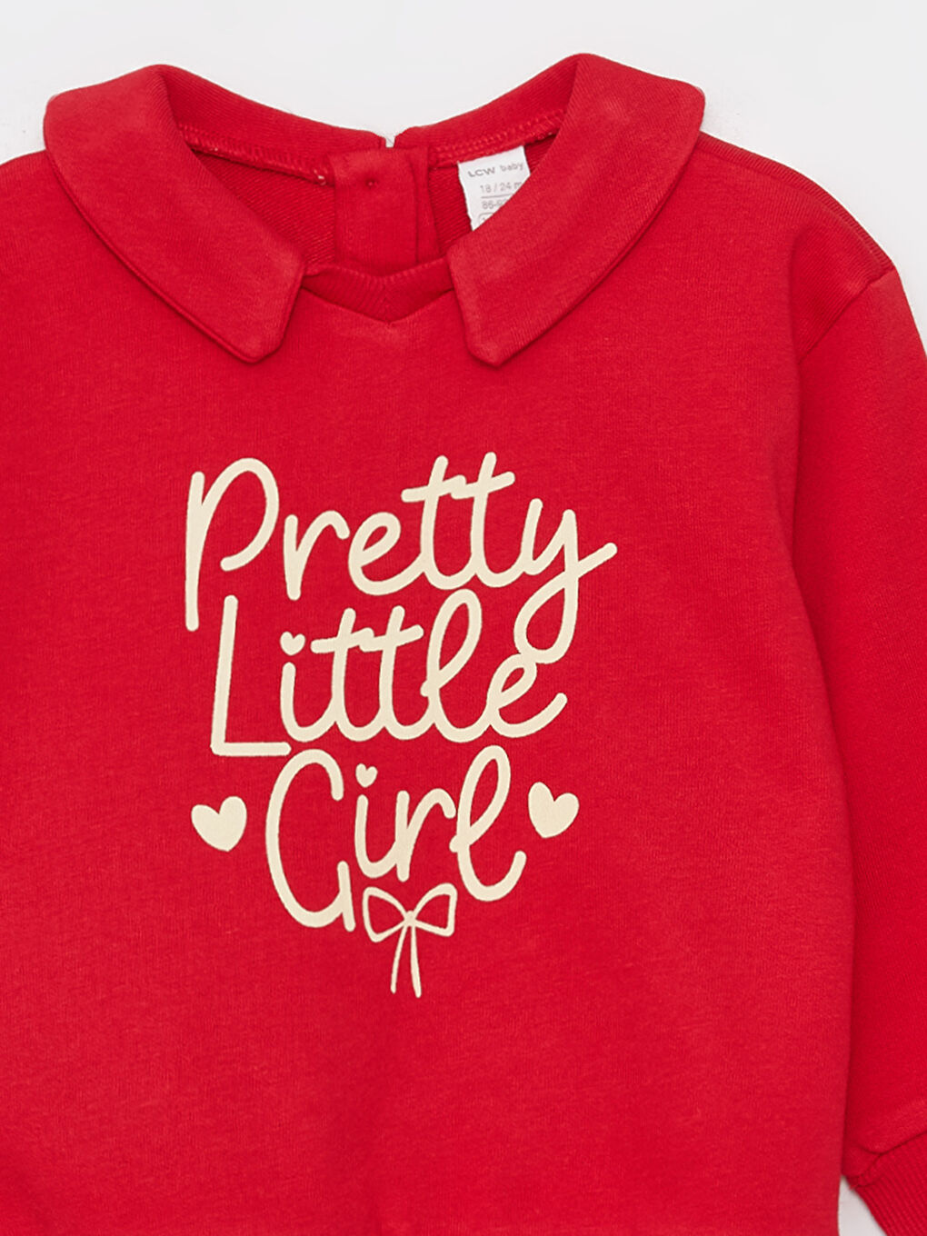 Свитшот с водолазкой и длинным рукавом для малышек девочек-2