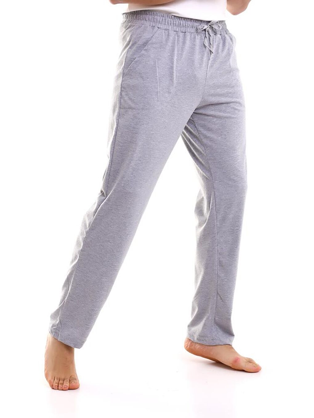 Gri Standart Kalıp Erkek Pijama Alt