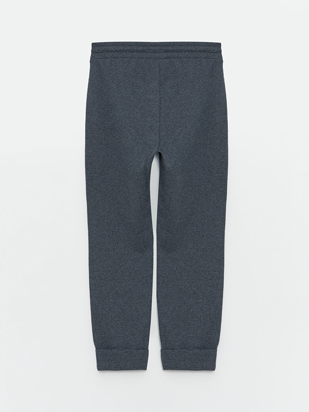 Petite Women's Elastic Waist Plain Sweatpants-6