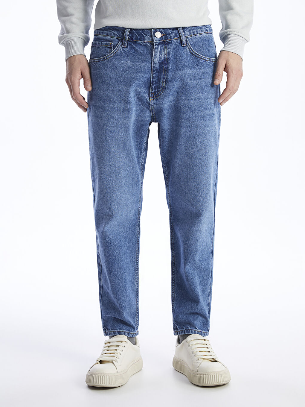 LCW Casual Orta İndigo Rodeo Loose Fit Erkek Jean Pantolon - 2