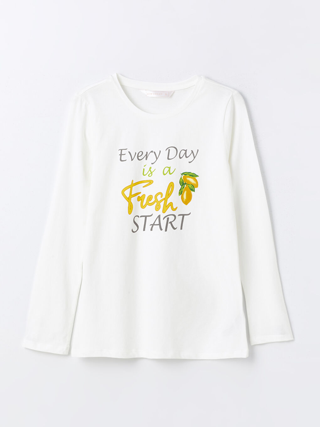 Mavi Bisiklet Yaka Baskılı Uzun Kollu Kadın Pijama Takımı-6