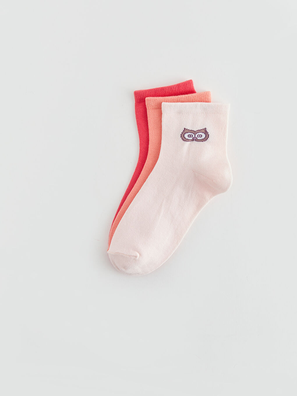 Karışık Baskılı Kadın Soket Çorap 3'lü-1