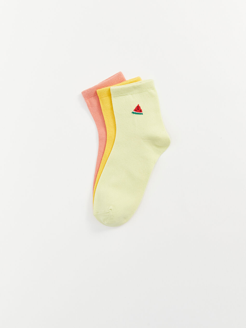 Karışık Baskılı Kadın Soket Çorap 3'lü-1