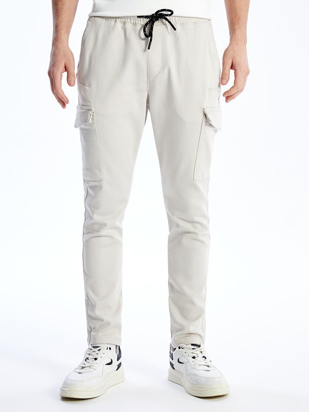 LCW Casual Bej Slim Fit Erkek Kargo Pantolon - 2