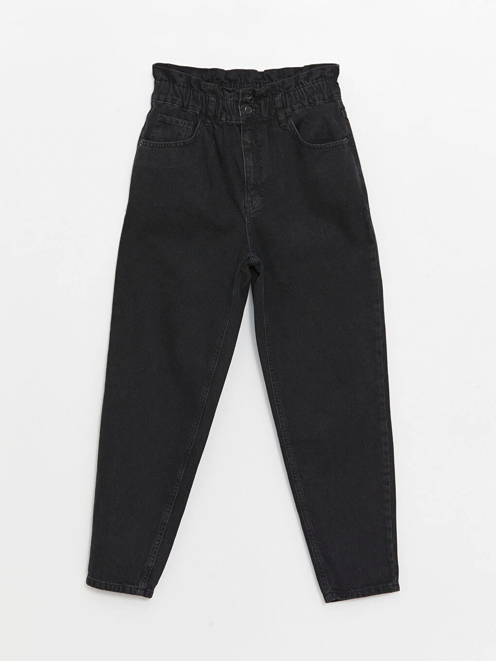 Джинси для жінок з еластичною талією та мішкуватим кроєм-5