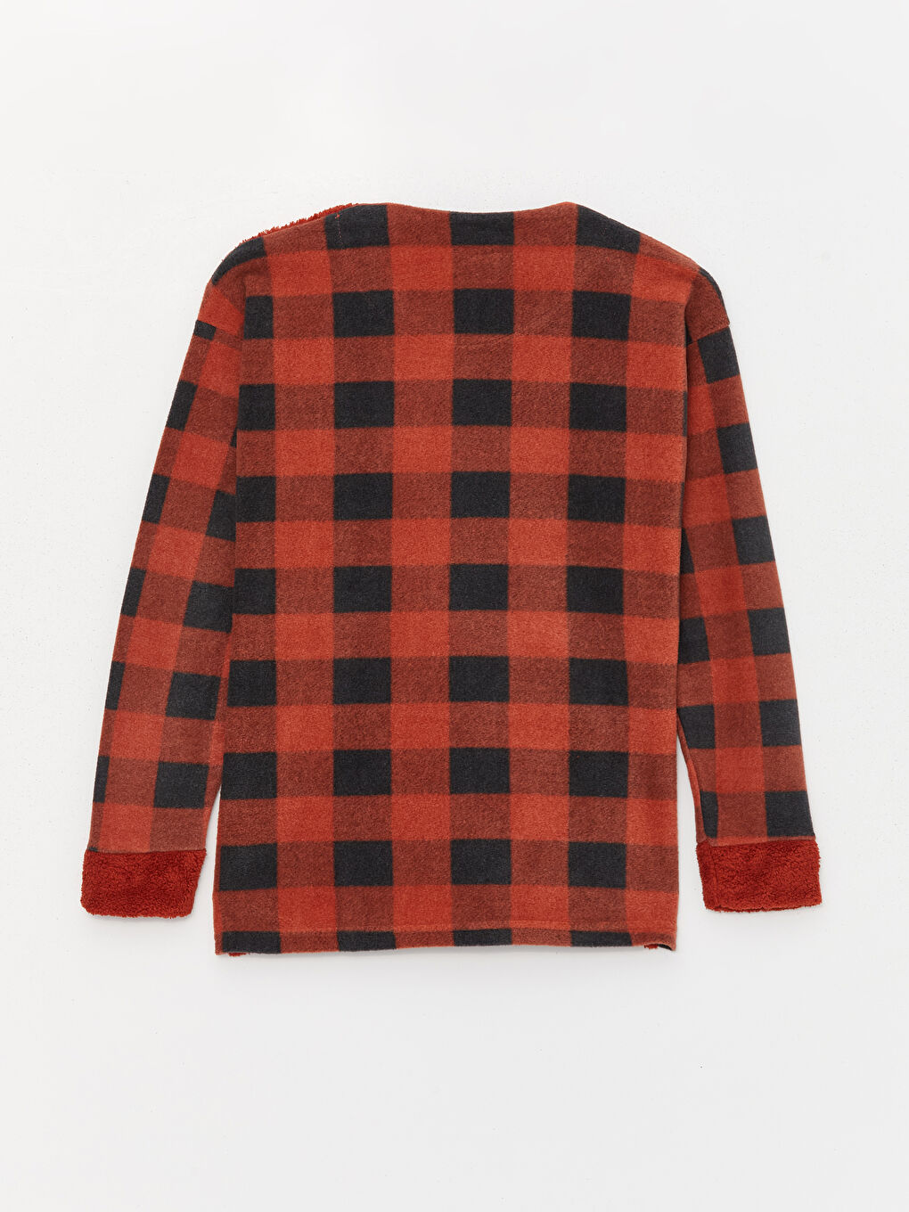 Kahverengi Bisiklet Yaka Kadın Pijama Takım-2