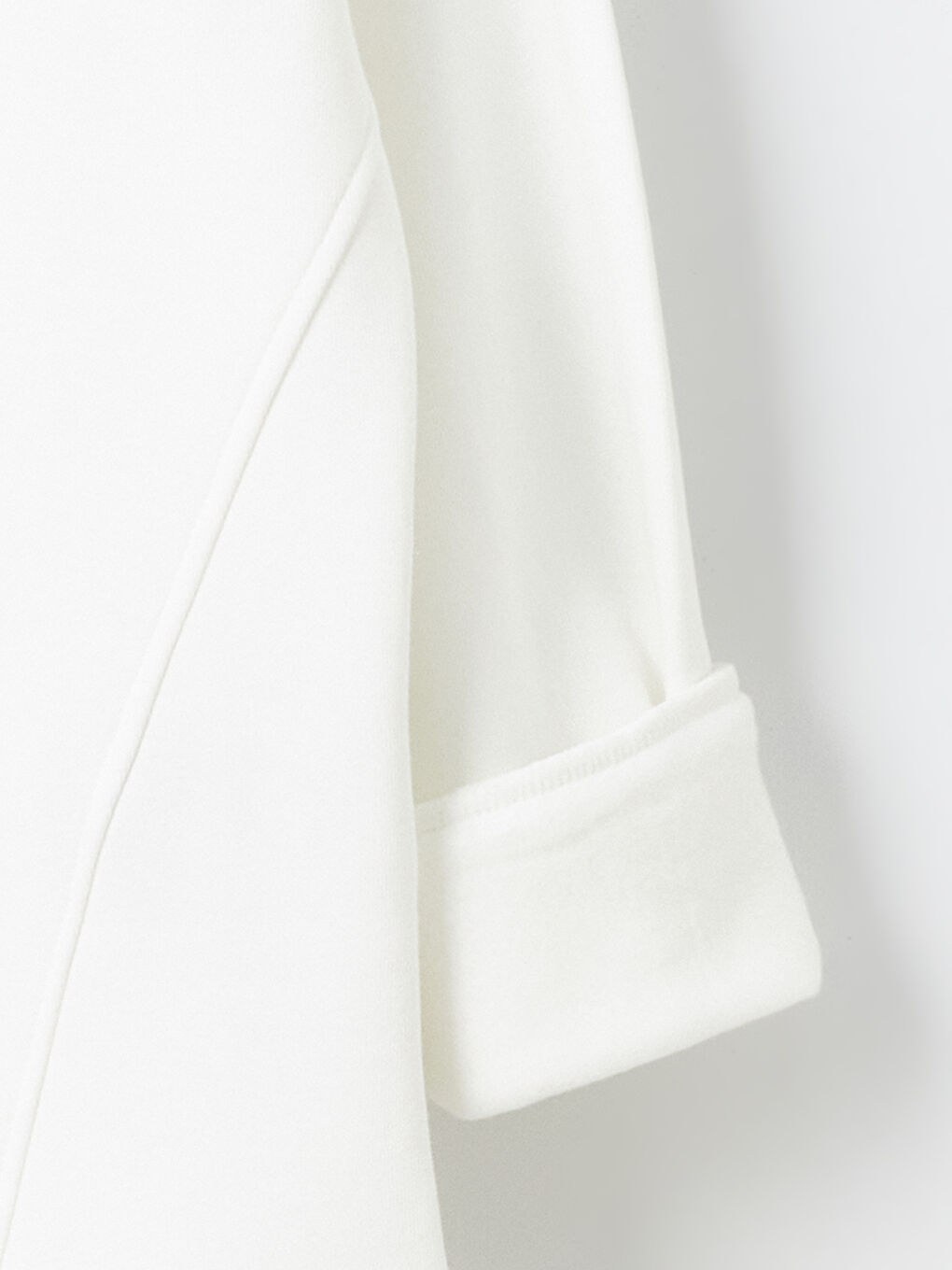 Ekru Bisiklet Yaka Uzun Kollu Erkek Sweatshirt-7