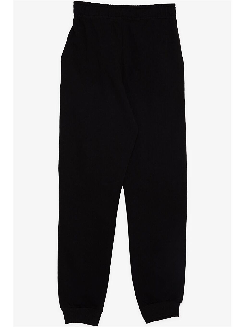 Siyah Beli Lastikli Erkek Çocuk Eşofman Altı-1