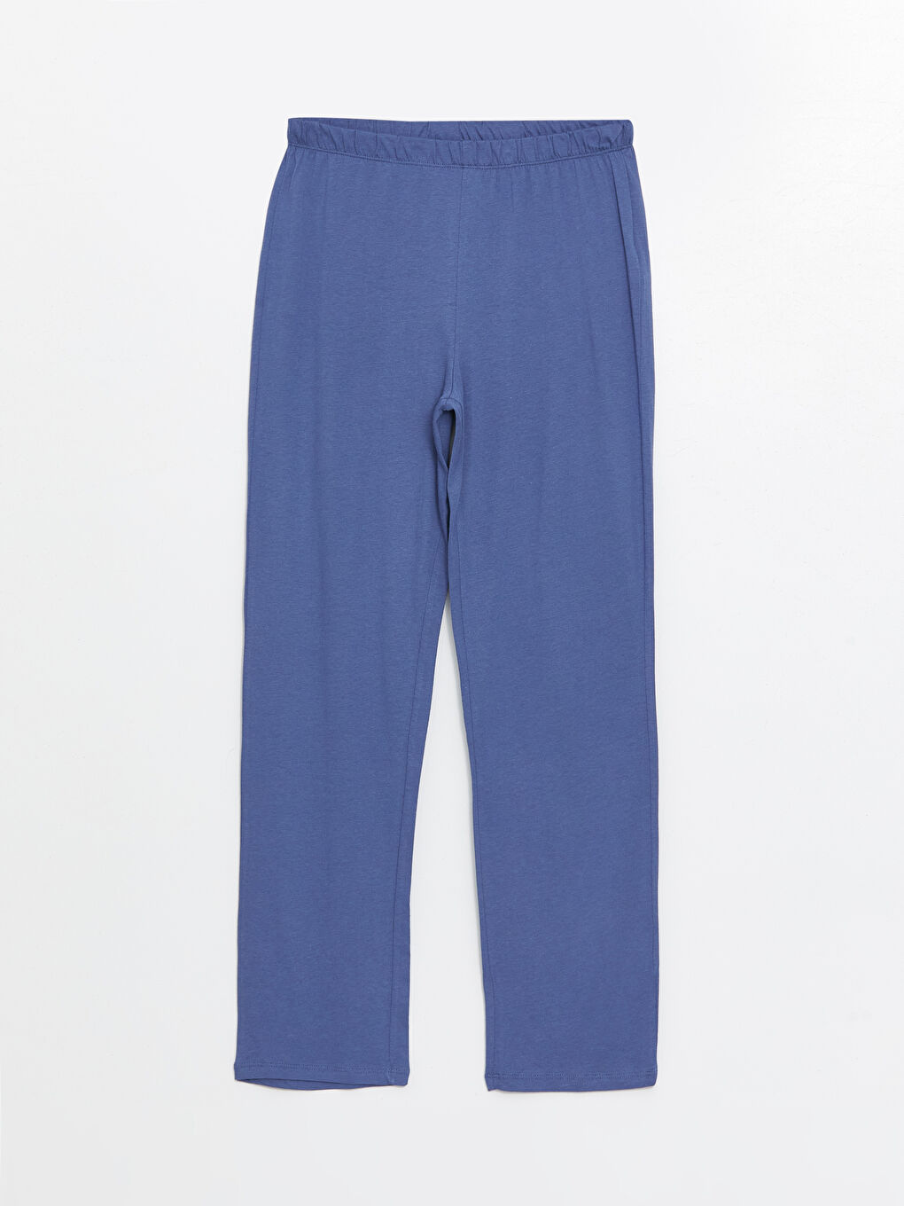 Mavi Beli Lastikli Kadın Pijama Altı