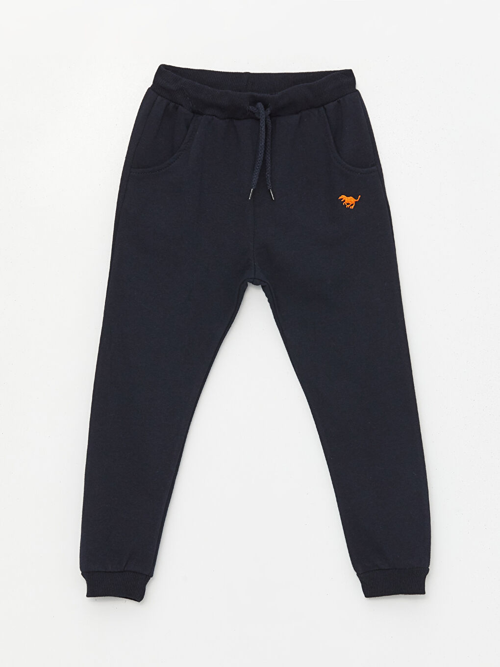 Lacivert Bisiklet Yaka Baskılı Erkek Bebek 2'li Takım-3