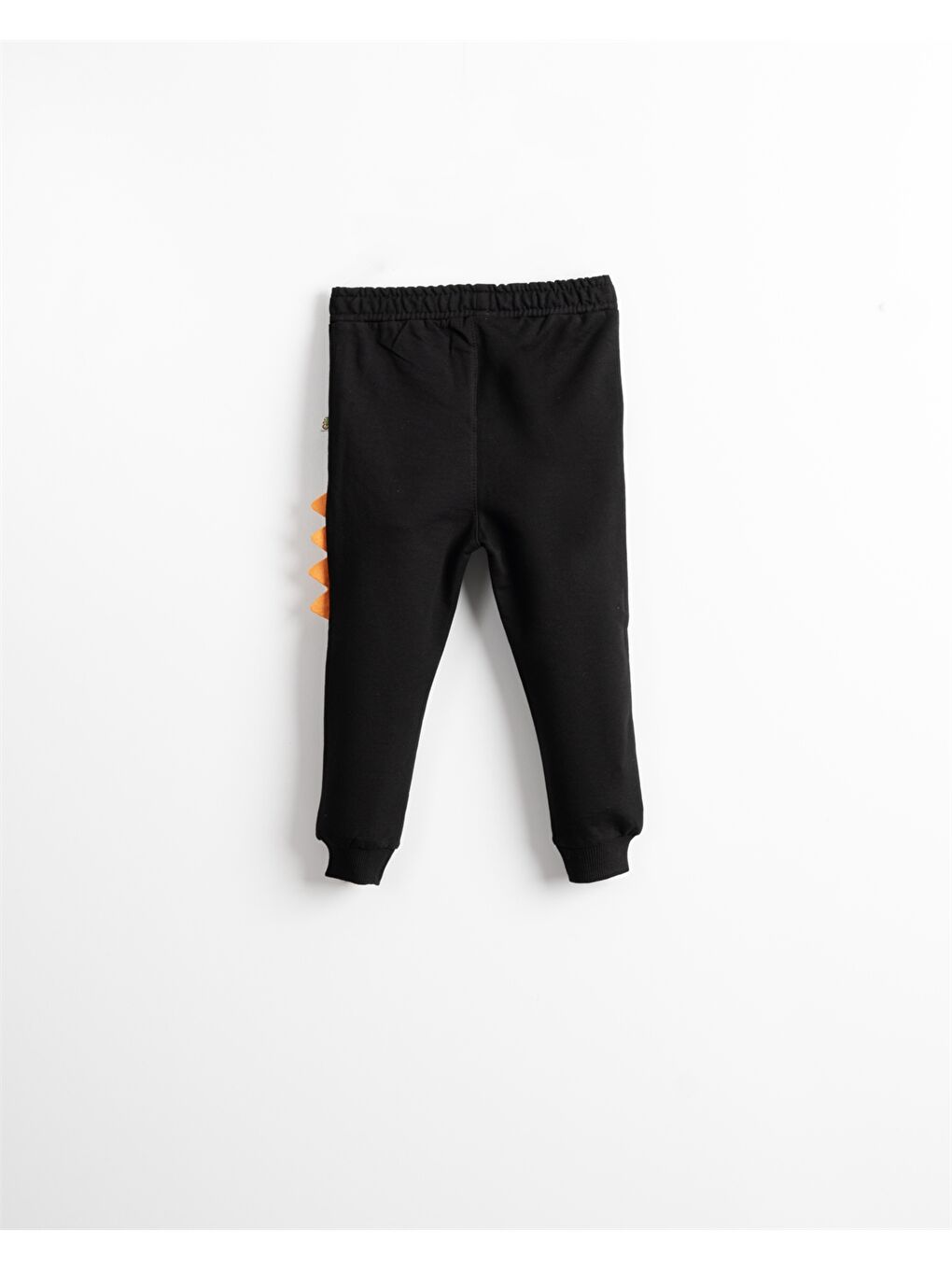 Siyah Beli Lastikli Baskılı Erkek Bebek Eşofman Altı-1