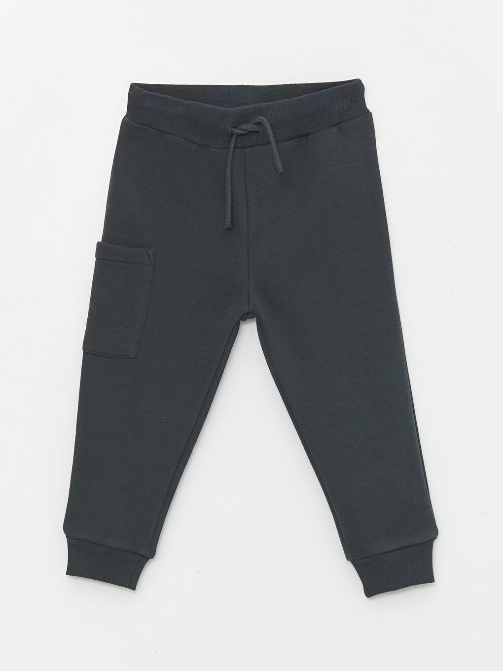 Haki Beli Lastikli Erkek Bebek Jogger Pantolon 2'li-4