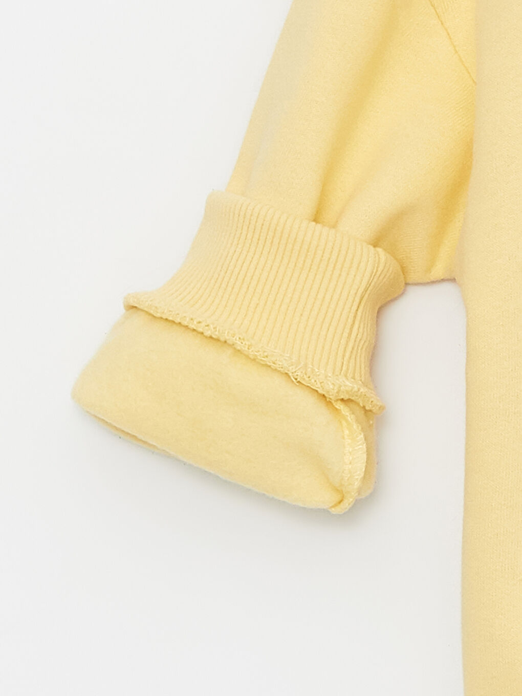 Sarı Bisiklet Yaka Uzun Kollu Tom and Jerry Baskılı Erkek Bebek Sweatshirt-2