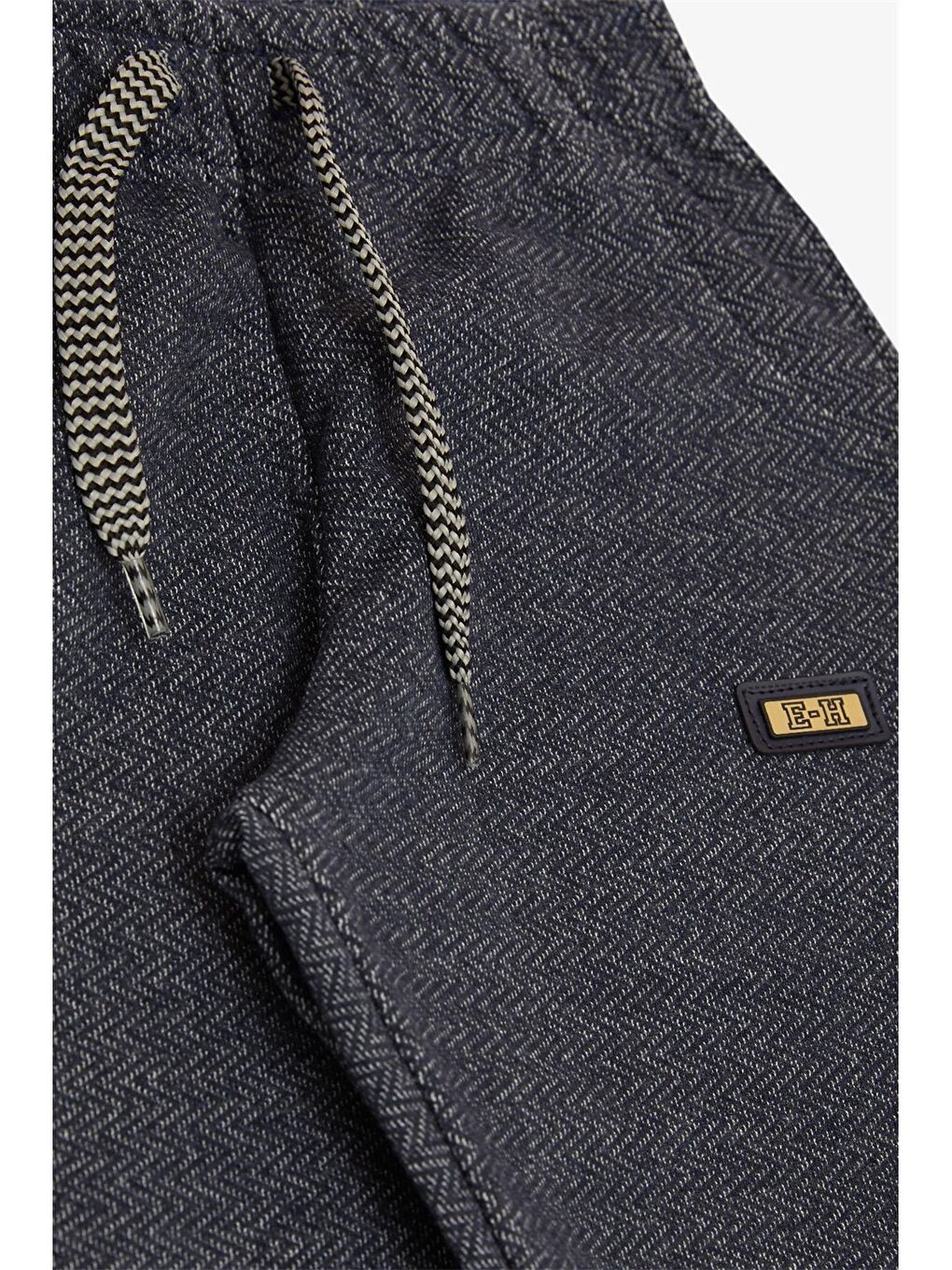 Lacivert Beli Lastikli Erkek Çocuk Eşofman Altı-2