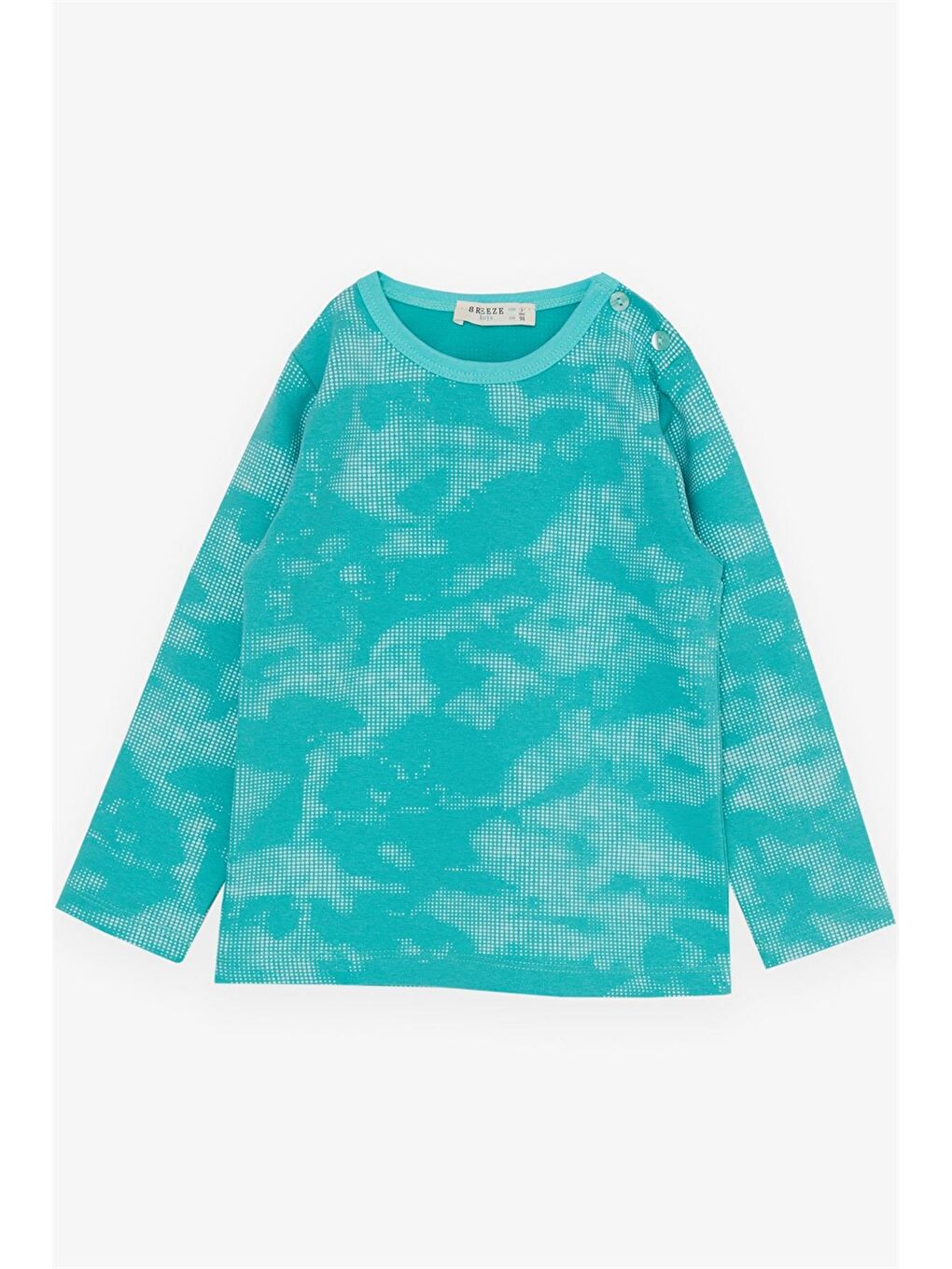 Yeşil Bisiklet Yaka Erkek Bebek Pijama Takımı-2