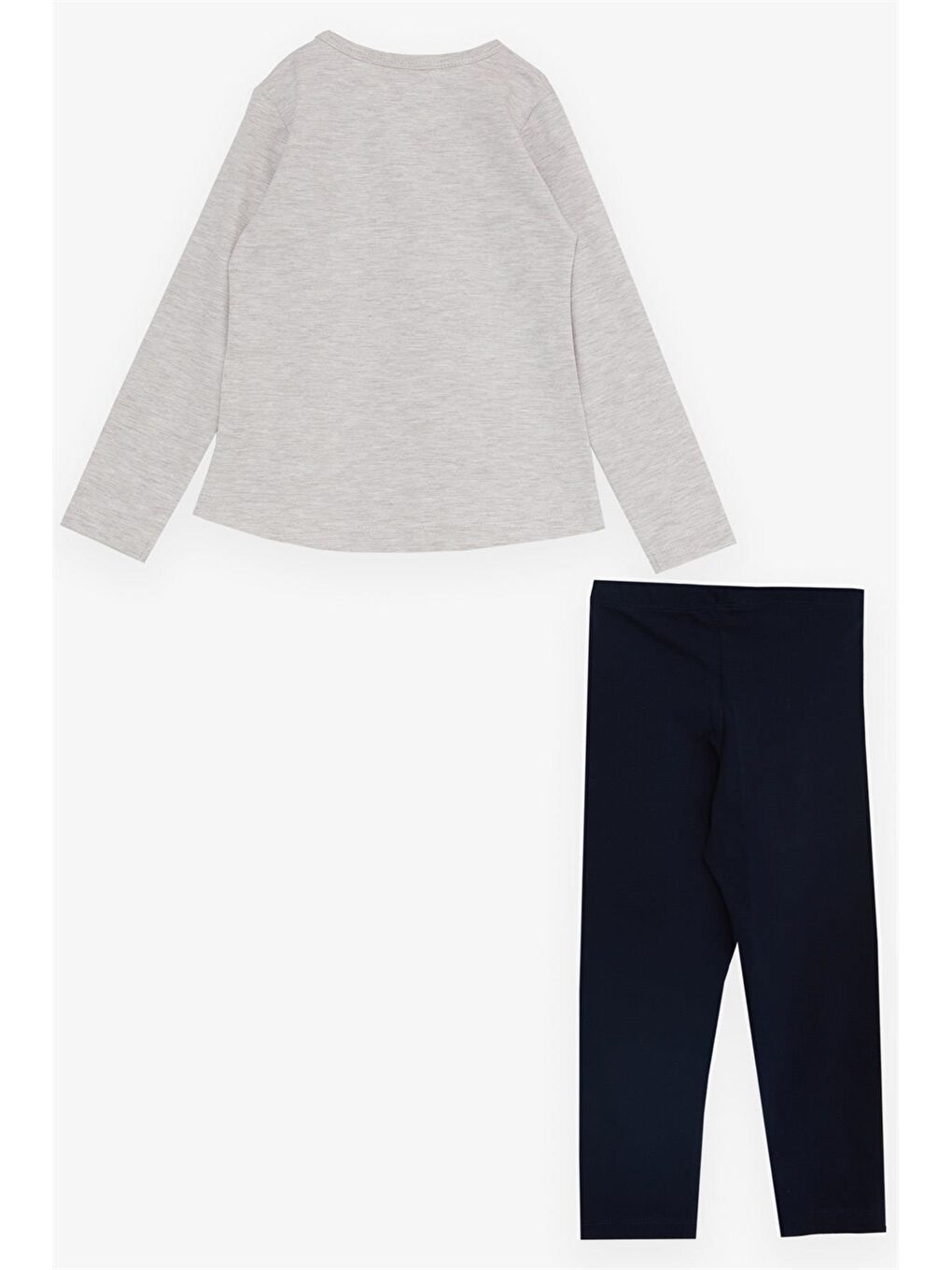 Bej Bisiklet Yaka Kız Bebek Takım-1