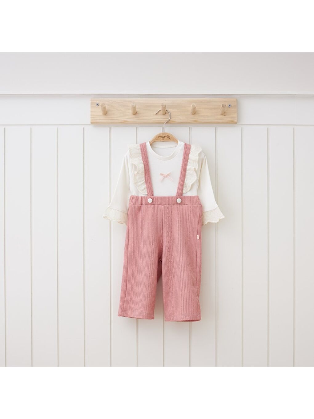 Turuncu Bisiklet Yaka Kız Bebek Tulum