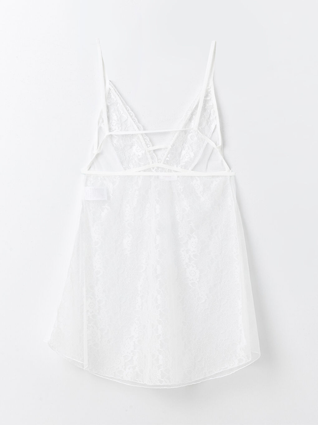 Ekru Askılı Saten Kadın Gecelik