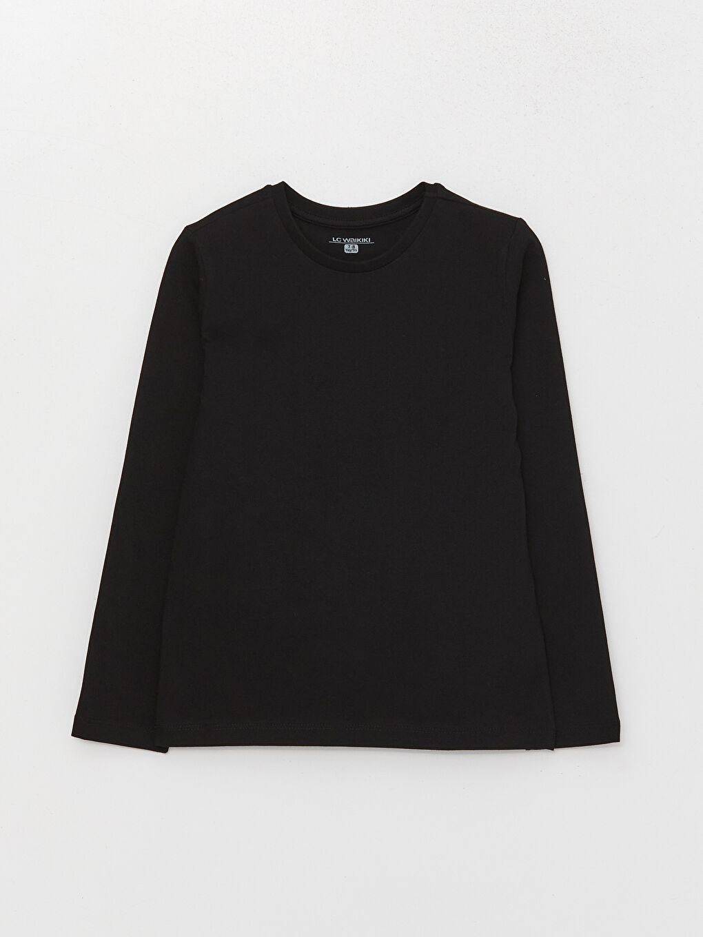 Crew Neck Long Sleeve Boy Undershirt