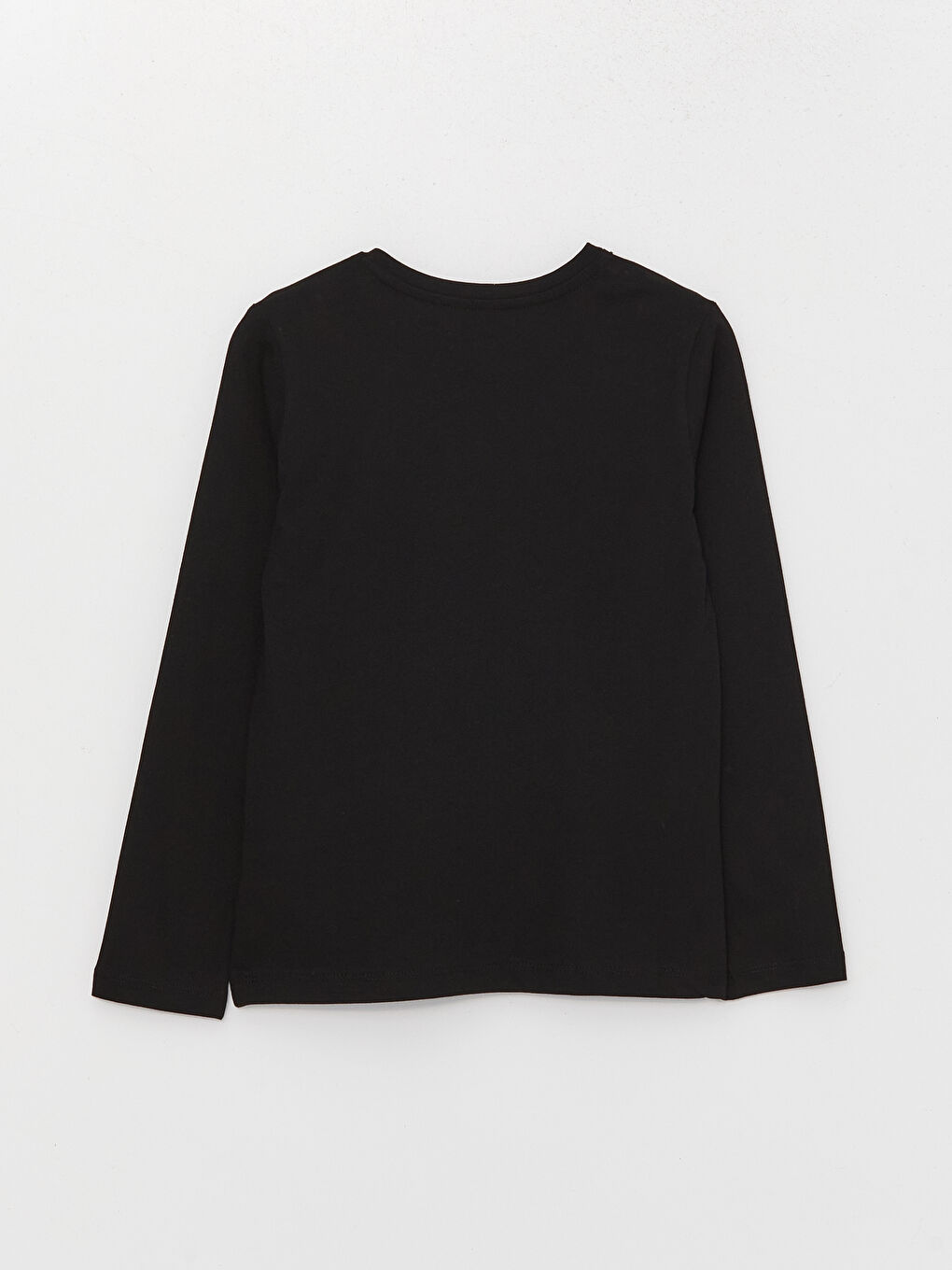 Crew Neck Long Sleeve Boy Undershirt-2