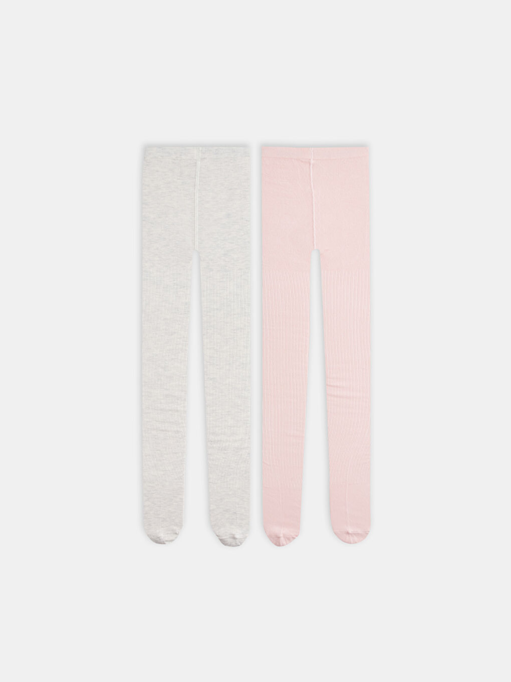 LCW Kids Basic Girls' Tights 2 Pack -W53456Z4-FR6